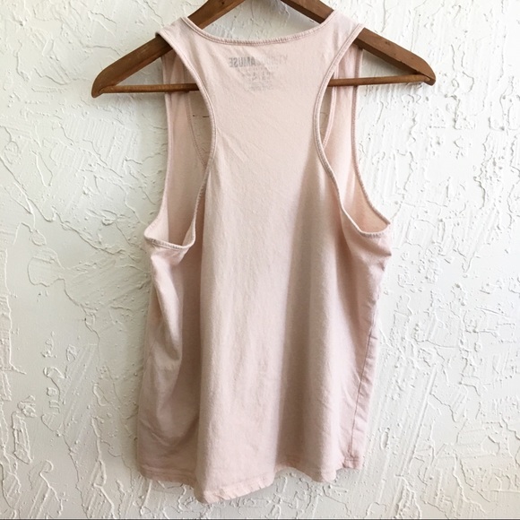 Racerback Tank Top, Pink Blush.  Beach Summer Vibe - Picture 3 of 4